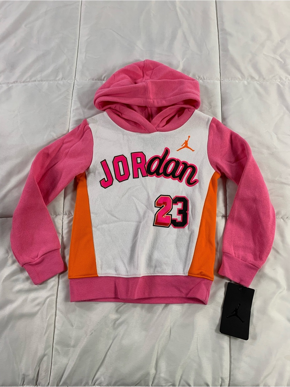 New with tags JORDAN hoodie girls size 4T